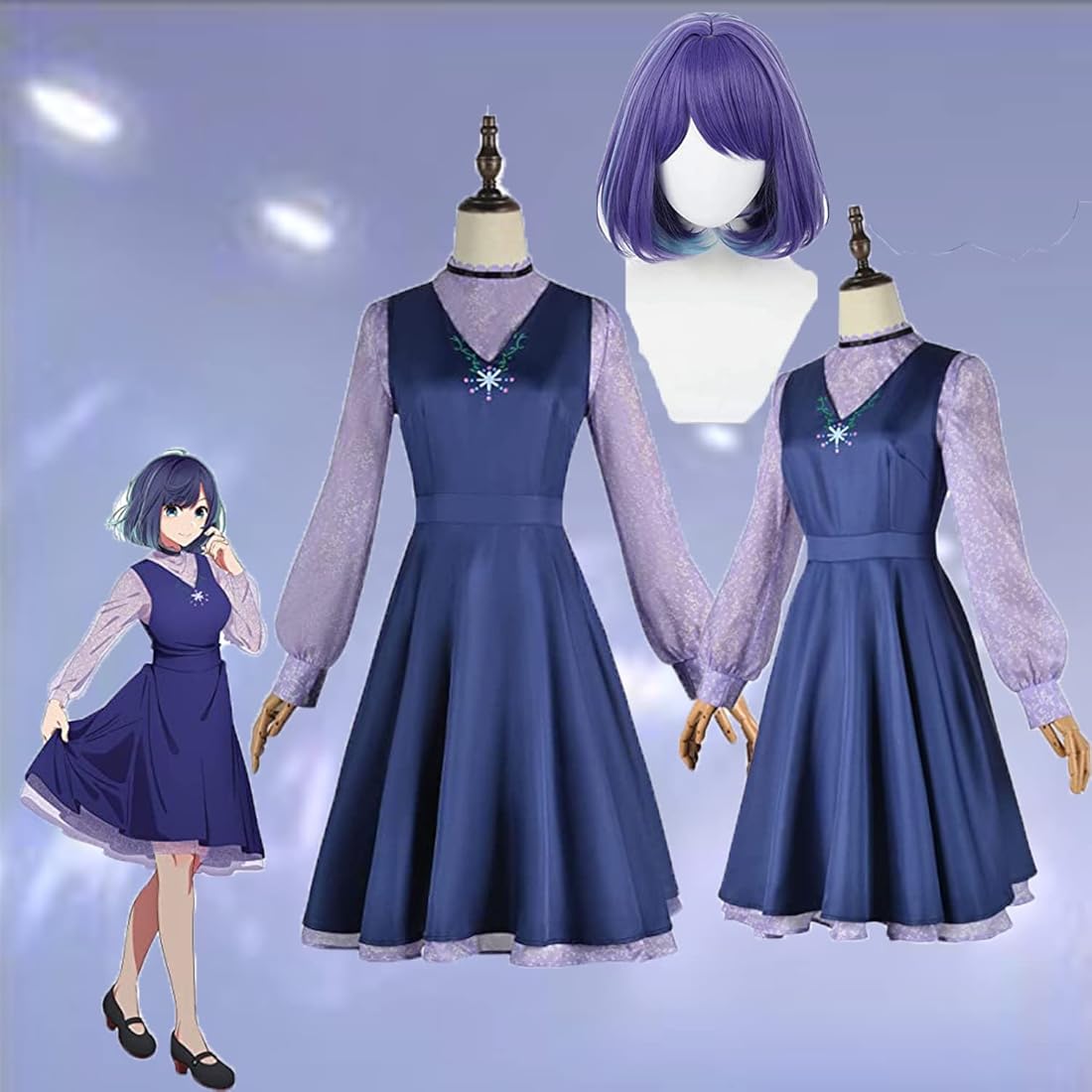 Amazon.co.jp: [HANHUO] 推しの子 黒川あかね コスプレ衣装 JK制服